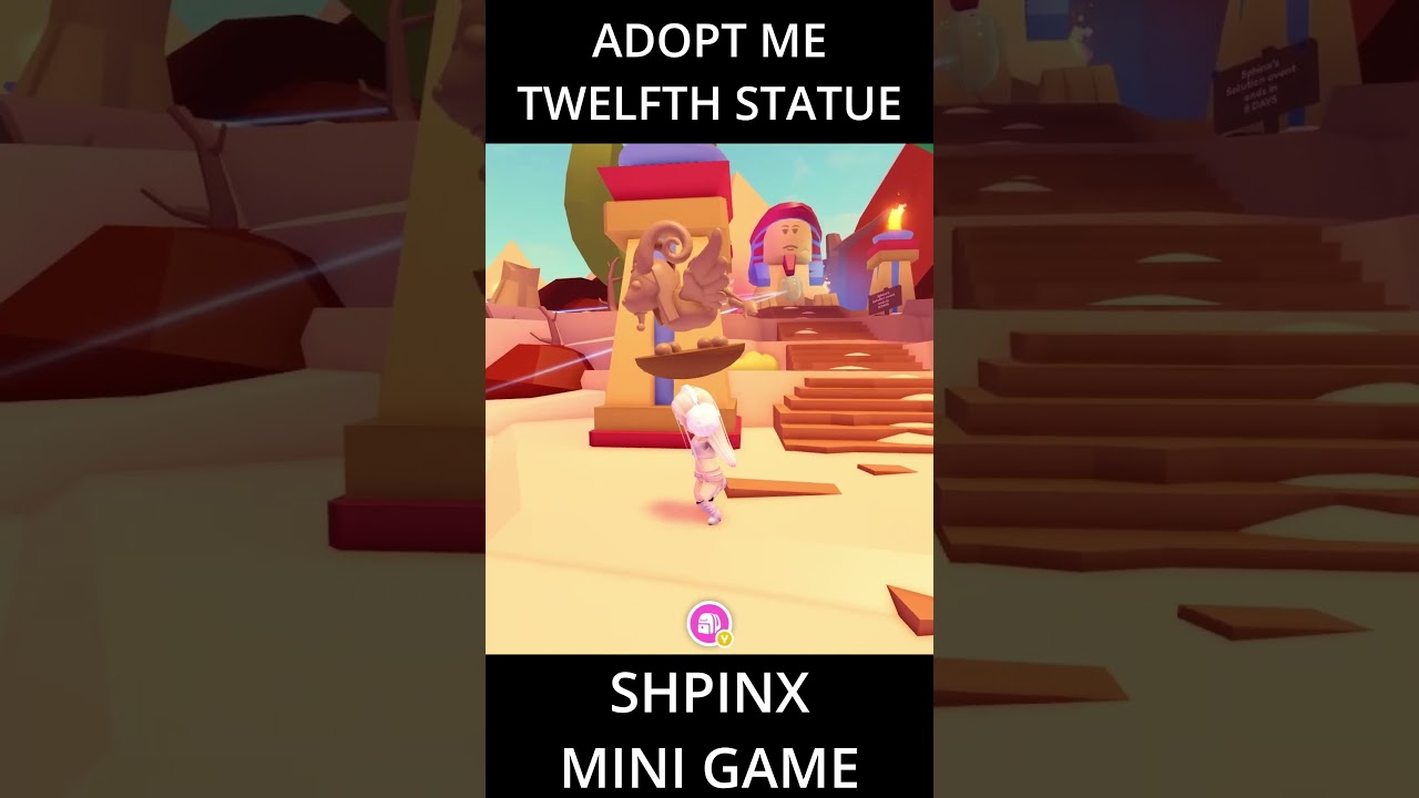 ADOPT ME - NEW SPHINX GAME TWELFTH STATUE LOCATION 