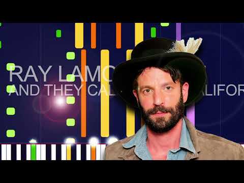 Ray Lamontagne - AND THEY CALLED HER CALIFORNIA (PRO MIDI FILE REMAKE) - "in the style of"