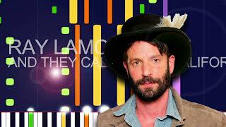 Ray Lamontagne - AND THEY CALLED HER CALIFORNIA (PRO MIDI FILE REMAKE) - "in the style of"