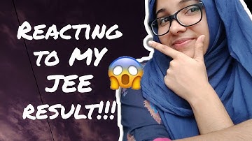 REACTING TO MY JEE PAPER 2 RESULTS!! (did i qualify??)