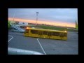 Взлёт из Толмачёво ранним утром на Аэробусе А319, а/к S7 в Домодедово (руление,взлёт)