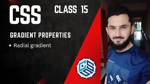Radial-Gradient - Gradient Properties - CSS3 tutorial for beginners in Urdu /Hindi - Class - 15