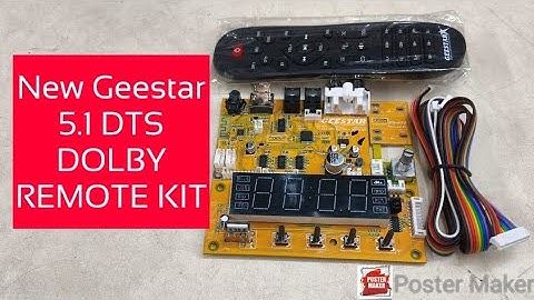 Geestar 5.1 dts dolby remote kit