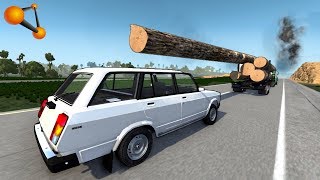 ПУНКТ НАЗНАЧЕНИЯ! БРЕВНОМ В ЛОБОВОЕ СТЕКЛО | BeamNG.drive ПУНКТ НАЗНАЧЕНИЯ! БРЕВНОМ В ЛОБОВОЕ СТЕКЛО | BeamNG.drive