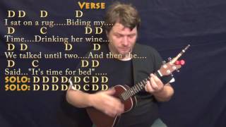 Video thumbnail of "Norwegian Wood (The Beatles) Ukulele Cover Lesson in D with Chords/Lyrics"