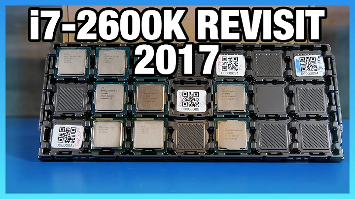 2017年のインテルi7-2600K：7700K、1700などとのベンチマーク比較