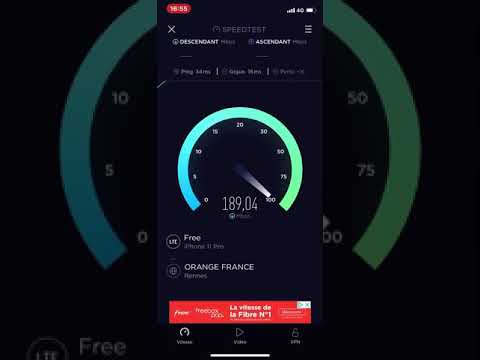 Speedtest 4g free mobile à trégeux (decathlon)