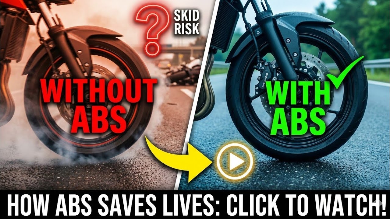 ABS in Bikes Explained | How Anti-Lock Braking System Saves Lives | Bike Safety Technology