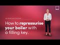 How to repressurise your boiler with a filling key | BOXT Boilers