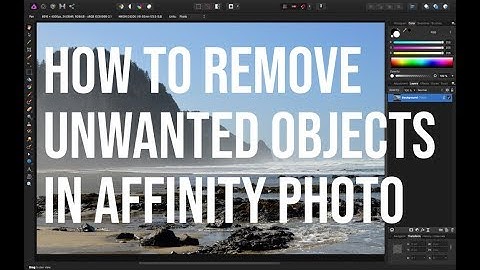 Affinity Photo - Remove unwanted People & Objects from your photos!