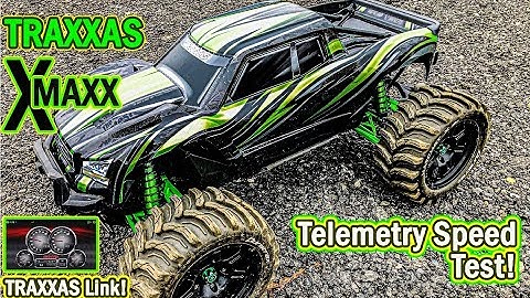 XMAXX 8S Telemetry with Traxxas Link and TQi Transmitter plus speed on grass! @josephsrc