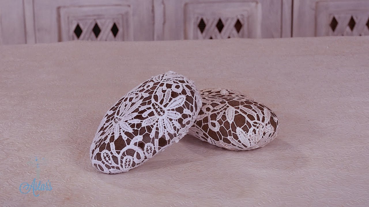 How to make a Vintage LaceCovered Rock YouTube