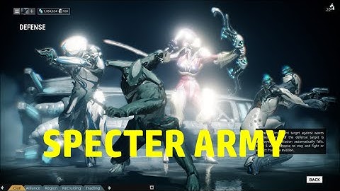 Warframe Specter Army