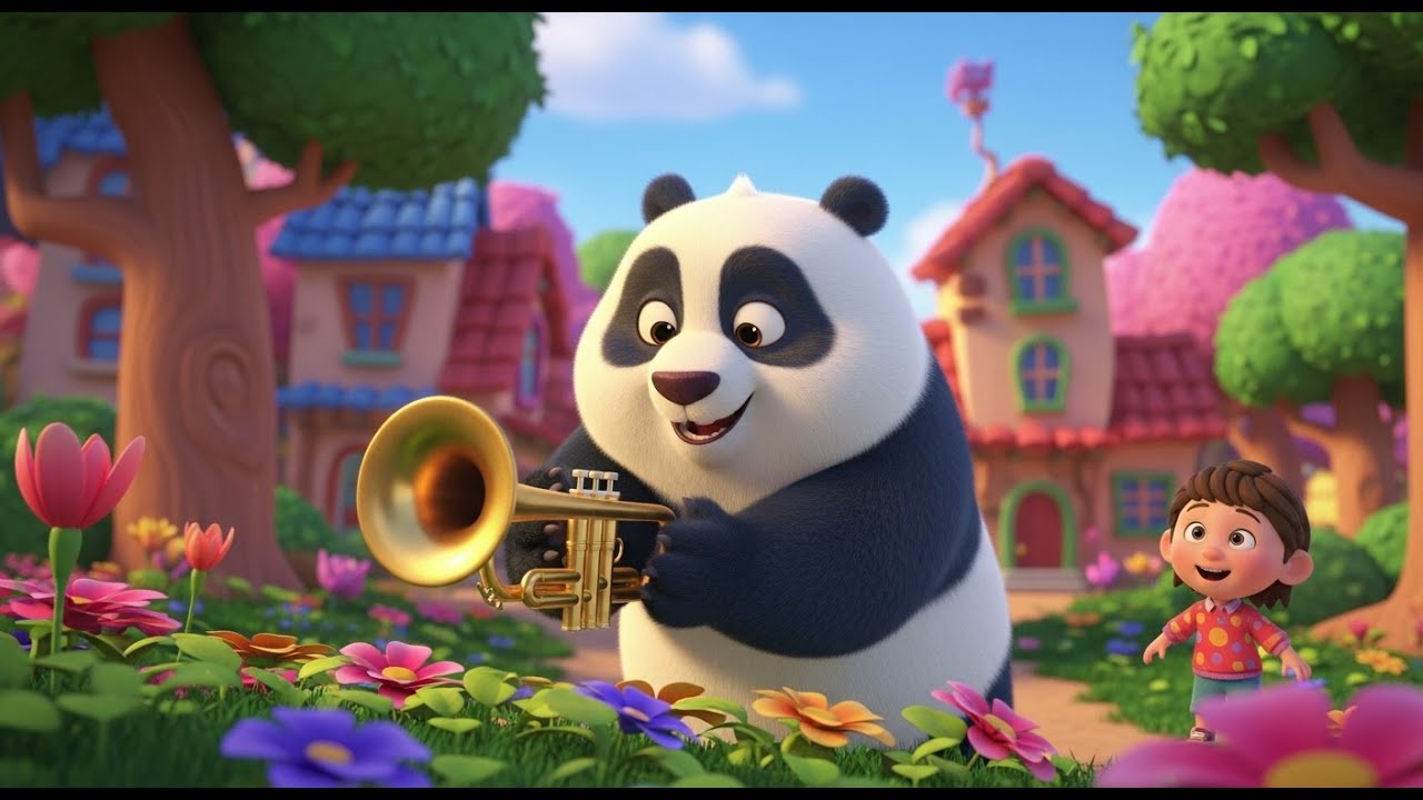 El Panda que Tocaba la Trompeta | Mejores Rimas Infantiles y Canciones ...
