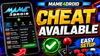 🎮 Cheat Available in MAME4DROID | Full Tutorial (Android)