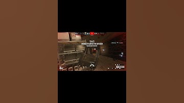 FIRST SIEGE X GAME 1v3 CLUTCH....