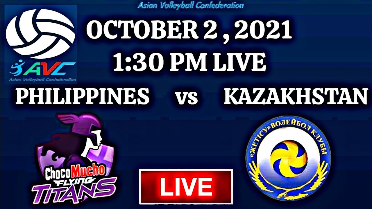 VOLLEYBALL PHILIPPINES vs KAZAKHSTAN (LiveScore) YouTube