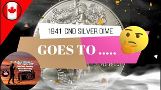 1941 Silver Dime Goes To ?????