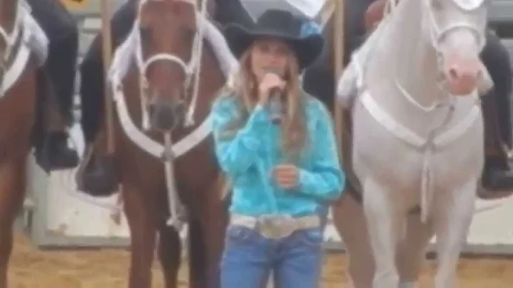 Josie Kate Ferrante National Anthem 2014 SB Fiesta...