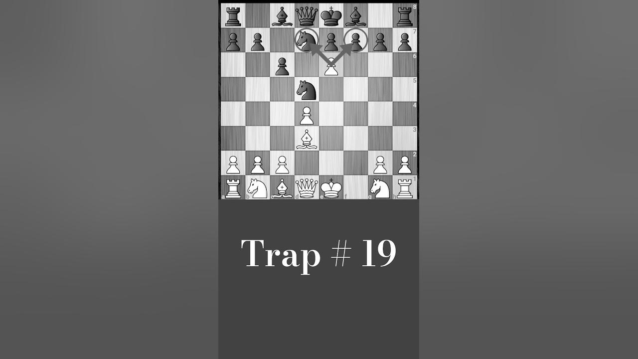 7 move checkmate trap in the Caro Kann Fantasy Cariation! #checkmate