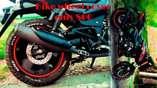 All Bike installing This Wheel cover//Only For 800 Rs😮#trending #modified#Crazyrider180