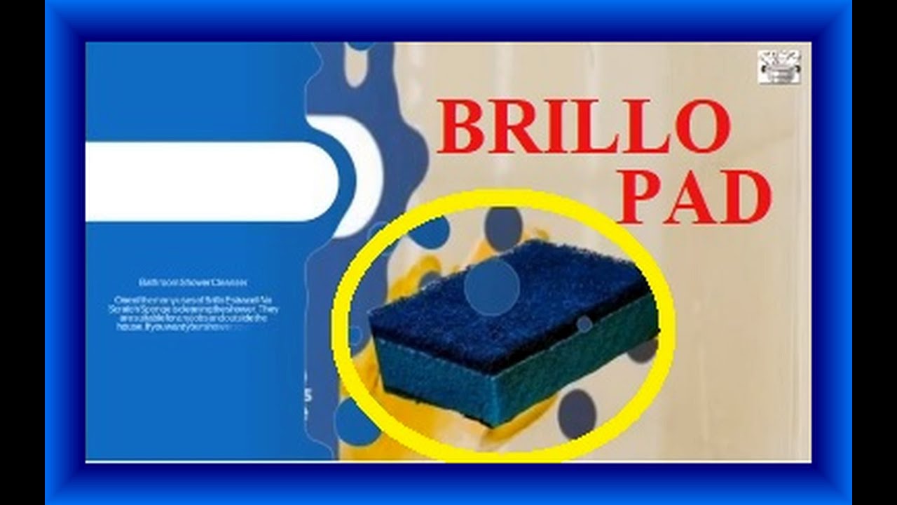HOW TO USE BRILLO ESTRACELL NO SCRATCH SPONGE BRILLO CLEANING PAD