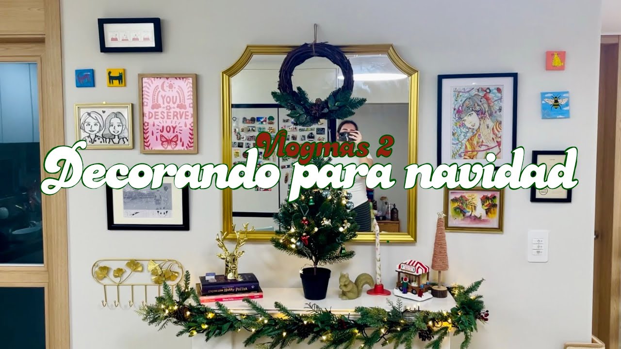 decoremos mi casa para navidad 🎄haciendo adornos DIY✨
