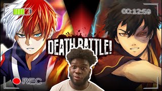 Zuko VS Shoto Todoroki (Avatar VS My Hero Academia) | DEATH BATTLE! | Reaction (THIS FLAMES‼️🔥🔥🔥)