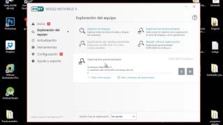 Examina y Elimina todos los virus de tu Computadora con  ESET NOD32