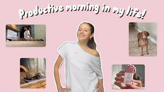 Productive morning in my life! 🐕🎀*aesthetic + funny*