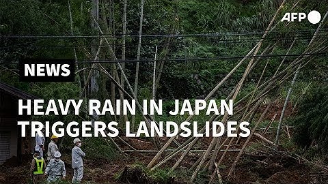 Japan: Rescue efforts after heavy rain triggers floods, landslides | AFP