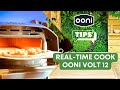 Is it easy to cook Pepperoni Pizza in an Electric Pizza Oven? Ooni Volt 12 | Real-time Pizza Cook