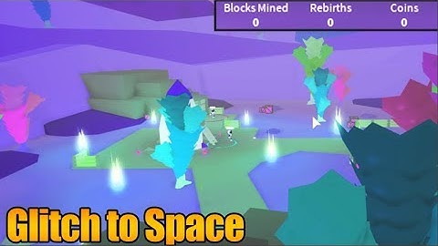 How To Get To SPACE Without 500,000 Blocks Mined | Mining Simulator
