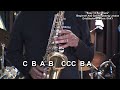 Easy Alto Saxophone 12 Bar Blues Horn Line Lesson Tutorial Re-Post  @EricBlackmonGuitar