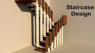 Modern Staircase Design in SketchUp | Doovi