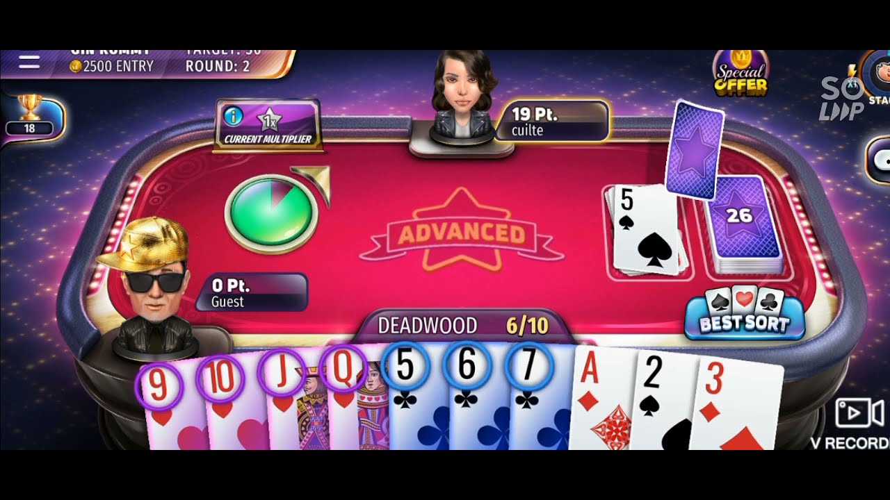 2022 Gin Rummy Stars Game Play Free Online Rummy Card Game Mr vs Ms