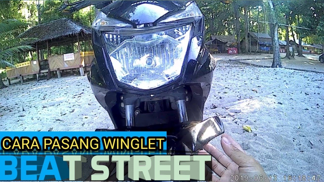 CARA PASANG WINGLET BEAT STREET CARA PASANG SPAKBOR BEAT LAMA DI BEAT STREET YouTube