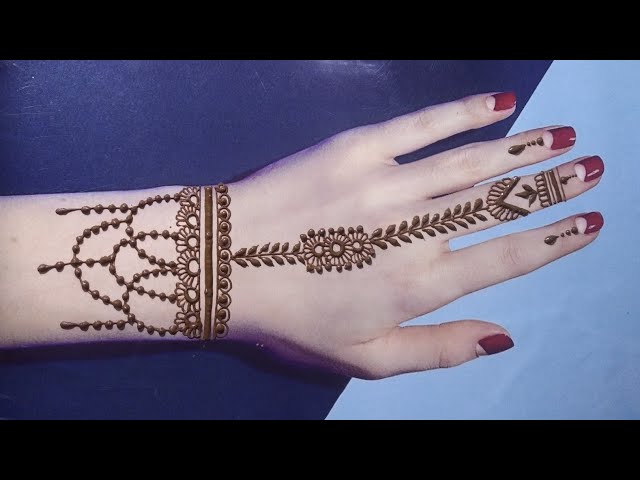 Bracelet Mehndi Design | Easy and Simple - YouTube