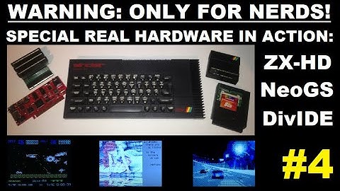 ZX SPECTRUM 128K + DivIDE / ZX-HD / NeoGS: THE NERDS SERIES episode 4
