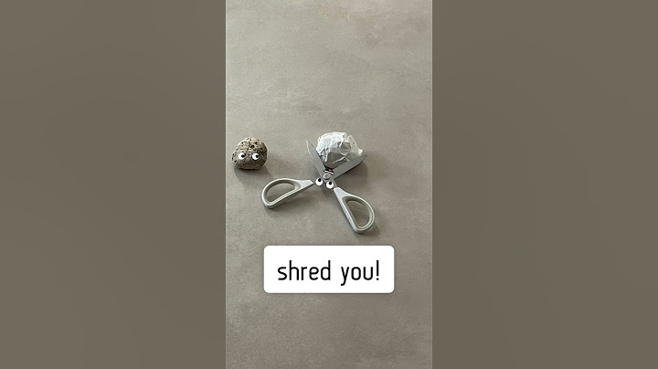 Scissors vs Paper… Again!? #rockpaperscissors