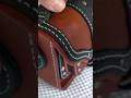 Leather Craft The Art of Hand Stitching a Leather Bag #leatherwork #diyleather #leatherart