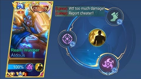 WTF Aldous DAMAGE !! 😱 | Try This  New Build And Emblem🔥 || Aldous 1 Hit Build  || Mobile Legends