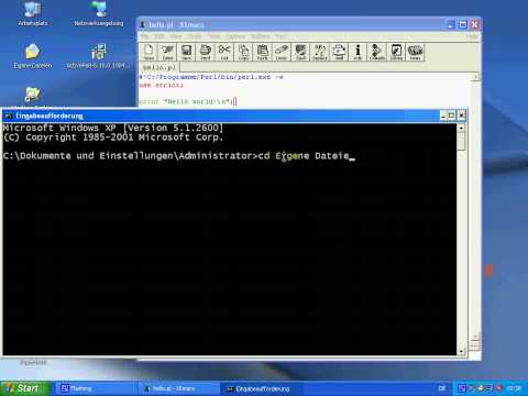 Ein erstes Perl-Programm: "Hello world!"