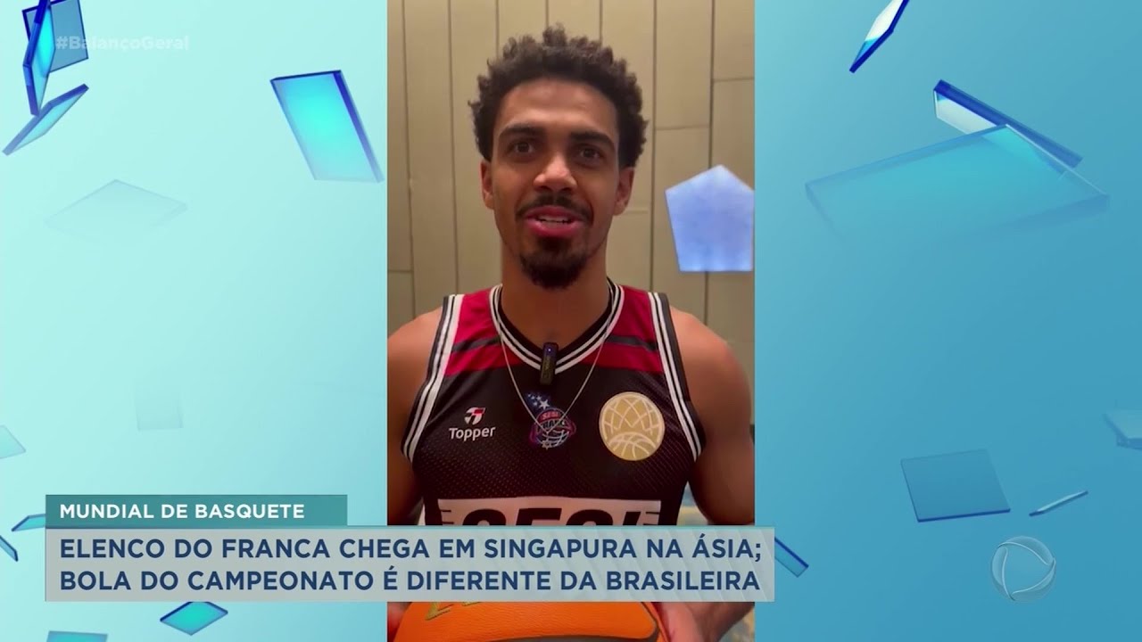 Mundial de Basquete: elenco do Franca chega em Singapura para disputa do  torneio 