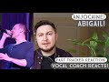 Vocal Coach Reacts! Anjocaine! Abigail!