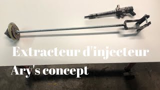 EXTRACTEUR D'INJECTEUR 1.6 HDI fait maison 