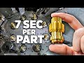 Incredible machining parts made in seconds using 8 spindles