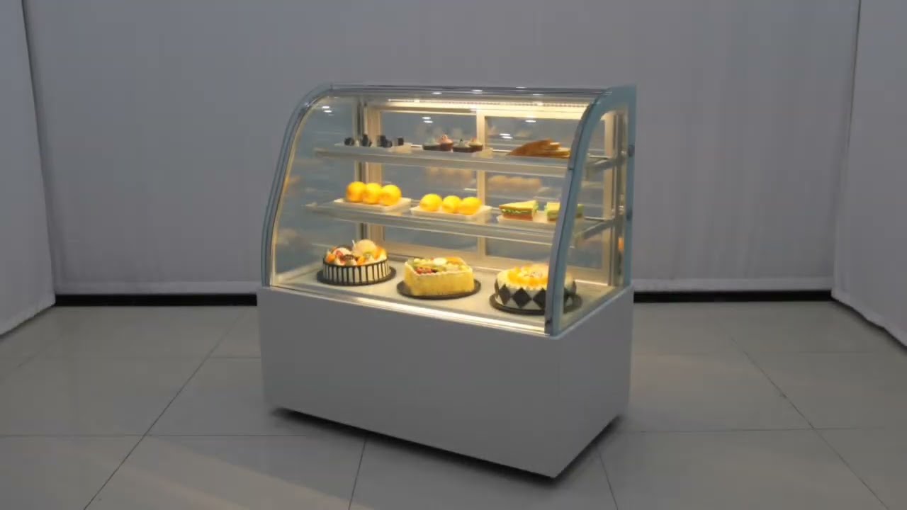 cake showcase pastry display fridge refrigerated drinks cabinet
