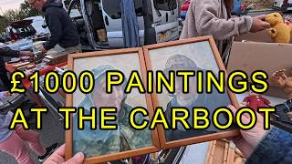 FOUND £1000 PAINTINGS AT THE CARBOOT
