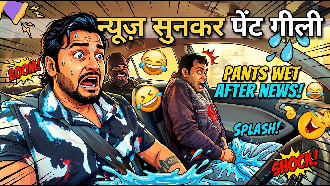 न्यूज़ सुनकर हुआ बेबस, बोला पेशाब आ रही जबरदस्त 😅 | The Insane Pranks | अंजान गाड़ियों में ना बैठें |